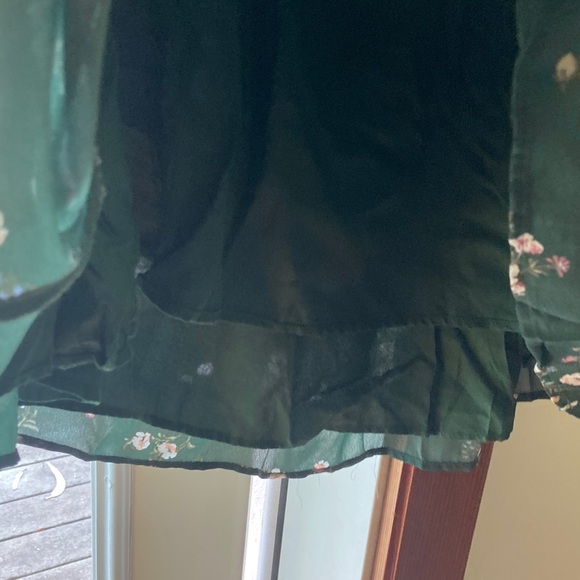 Abercrombie & Fitch Green Floral Mini Dress - Picture 8 of 8